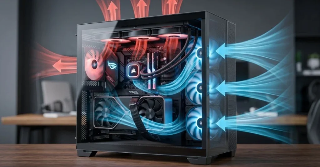 Gaming PC Case Airflow Setup Guide