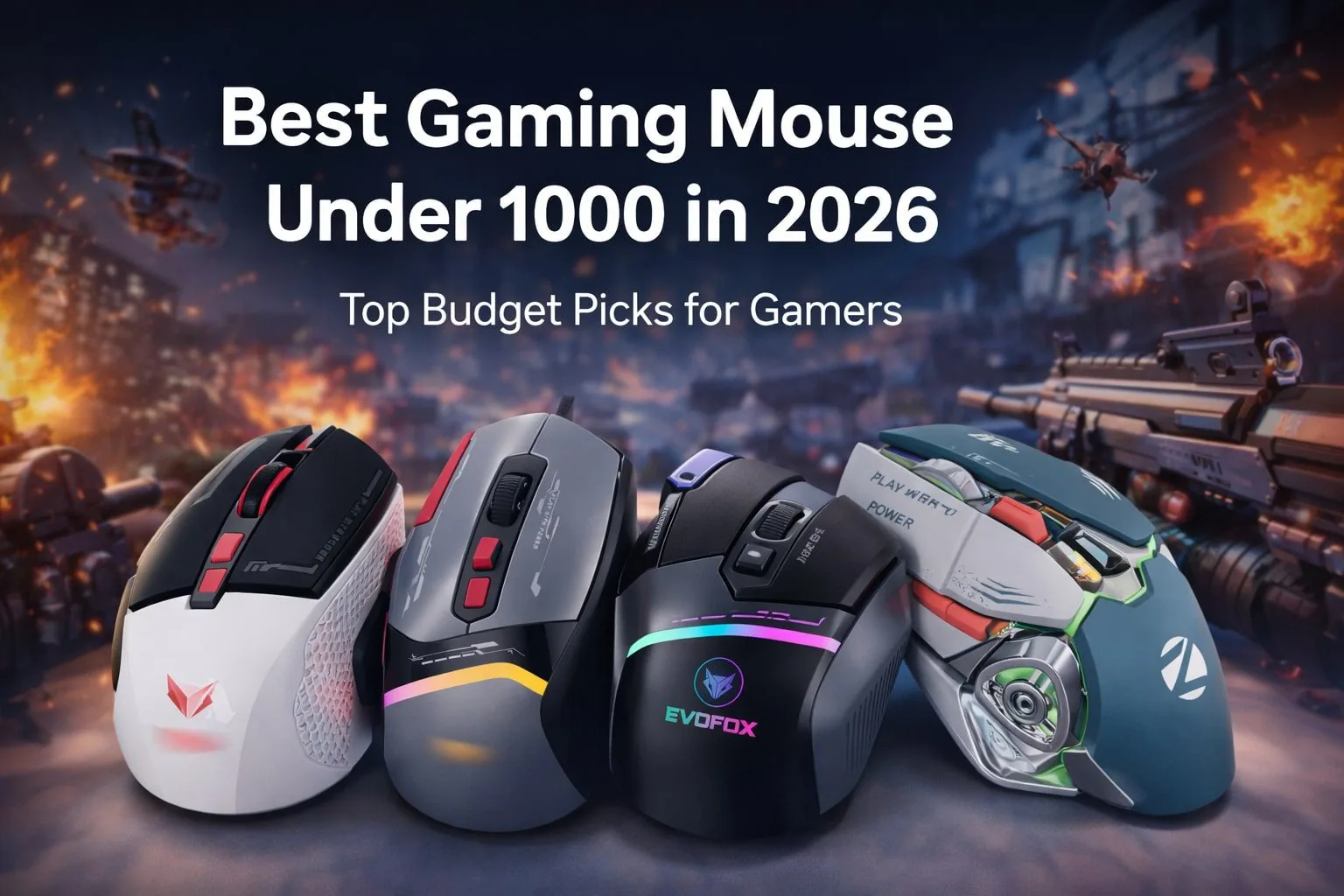 Best Gaming Mouse Under 1000 in 2026