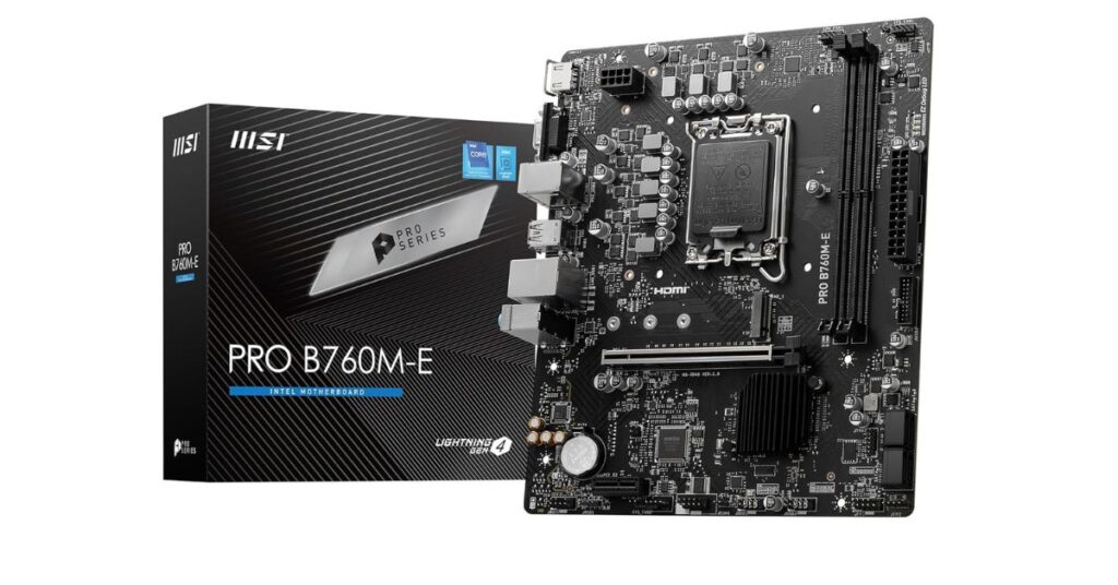 MSI PRO B760M-E (Intel LGA 1700)