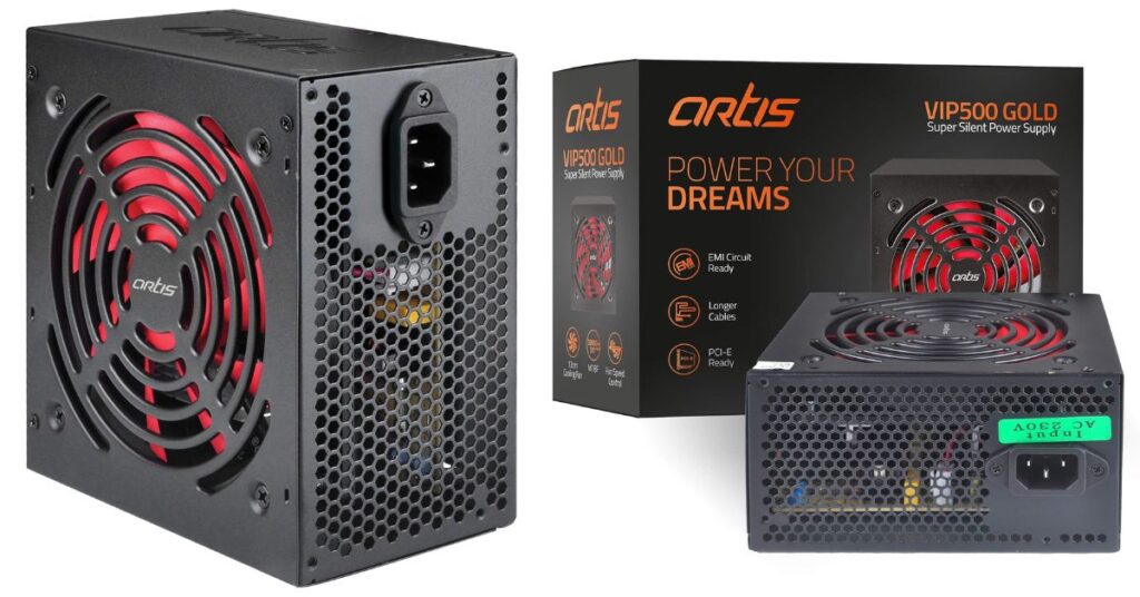 Artis 500W power supply unit for entry-level Gaming PC build
