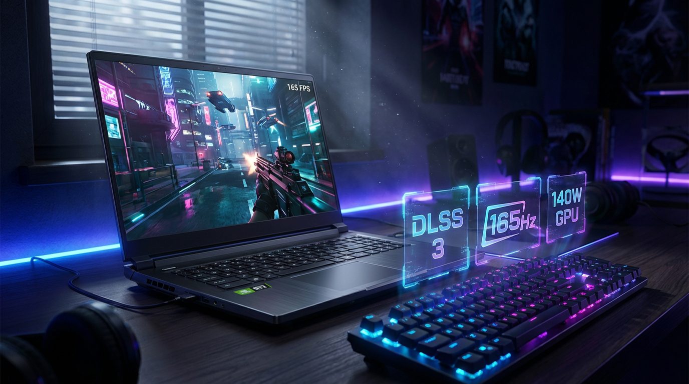 Best RTX 4060 laptop for gaming in 2026 with RGB lighting and high FPS gameplay display