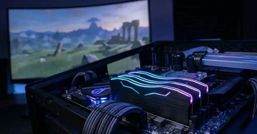 32GB RAM for smooth AAA gaming streaming and multitasking
