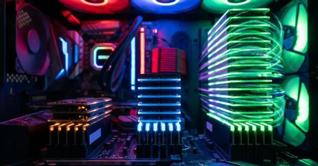 8GB vs 16GB vs 32GB RAM comparison for gaming PCs
