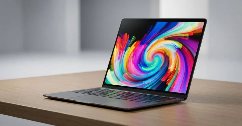 GEEKOM GeekBook X14 Pro 14-inch 2.8K OLED creator laptop under $1200