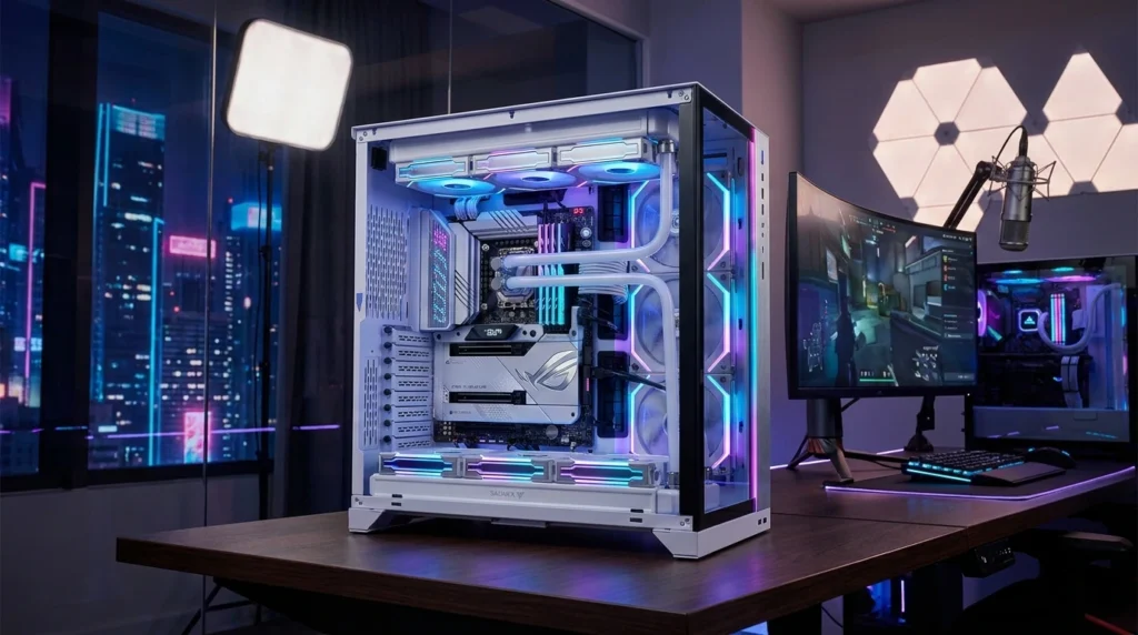 ASUS ROG Strix B650-A Gaming WiFi motherboard with premium RGB design