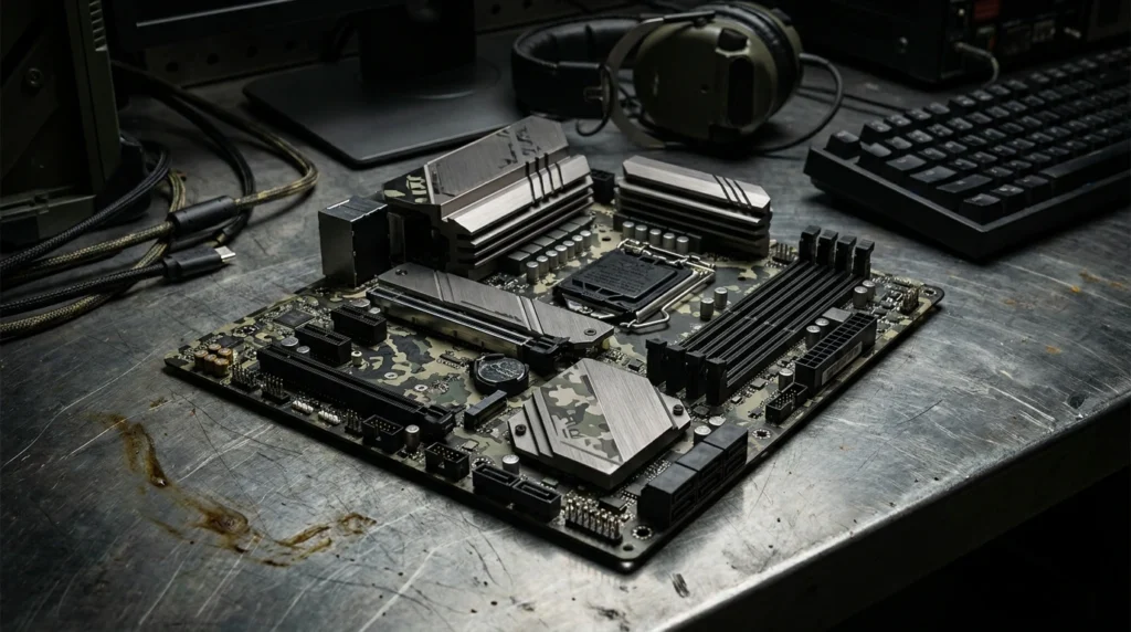 ASUS TUF Gaming B650M Plus WiFi motherboard for compact gaming PCs