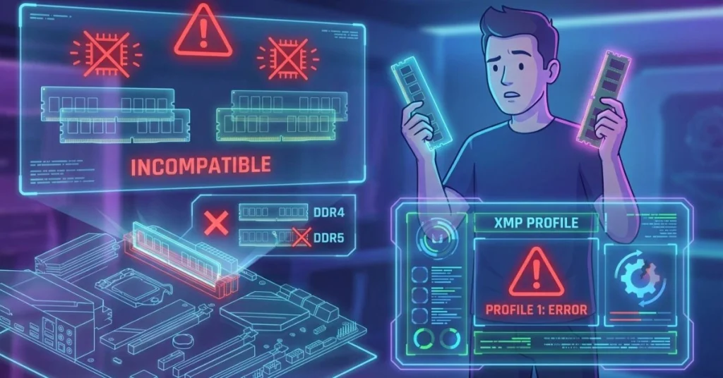 Common mistakes when buying DDR4 RAM for gaming PCs